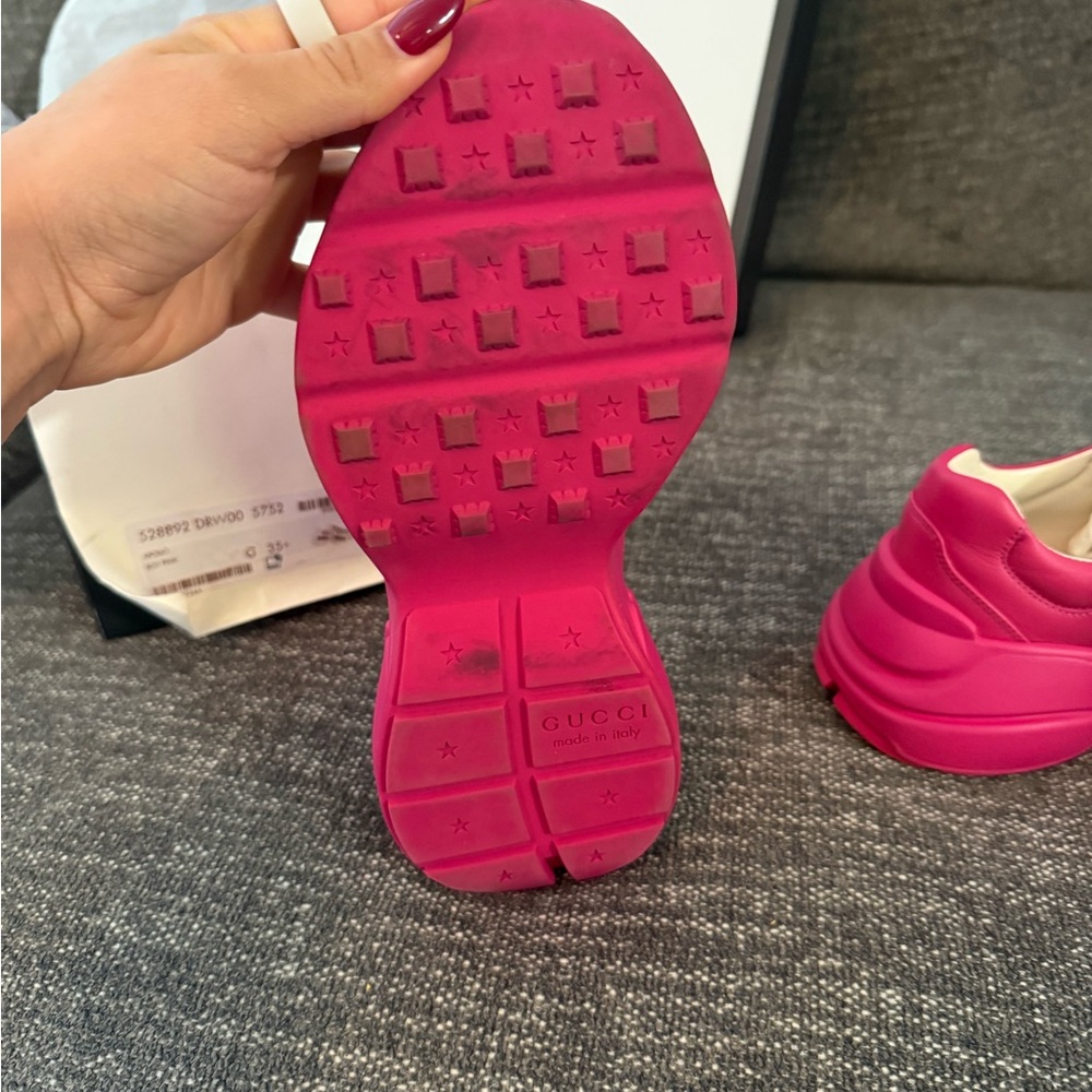 Gucci Rython Hot Pink Sneakers - Picture 6 of 9